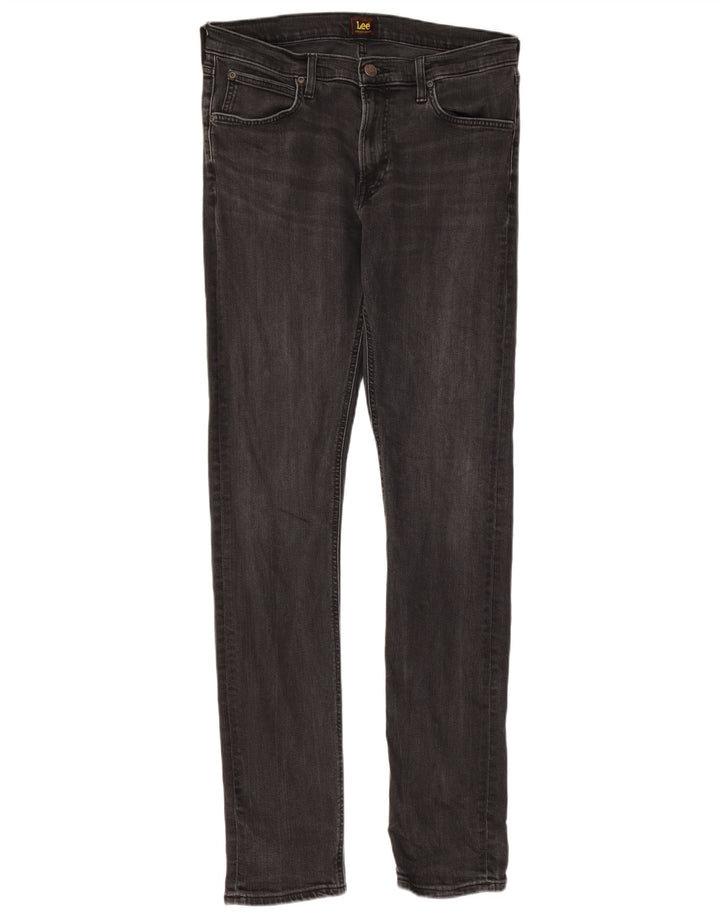 Lee Mens Luke Slim Jeans W32 L36 Γκρι βαμβακερό