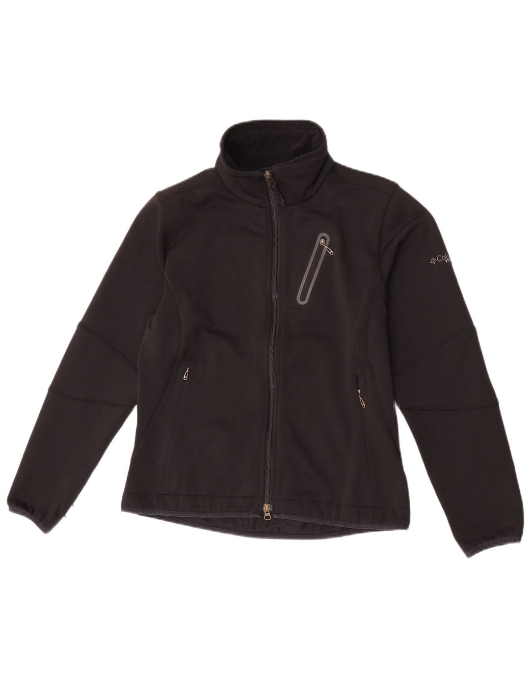 Columbia Γυναικεία φόρμα αθλητικής γραμμής Top Jacket UK 12 Medium Black Polyester