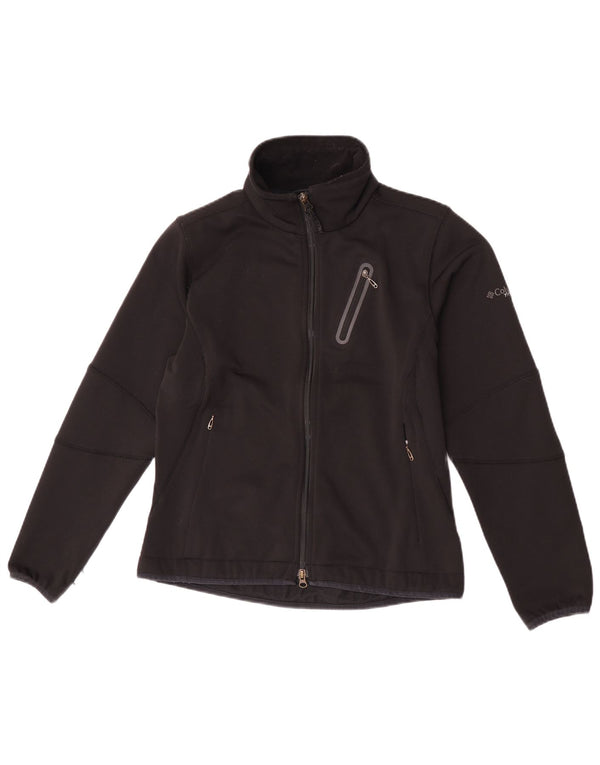 Columbia Γυναικεία φόρμα αθλητικής γραμμής Top Jacket UK 12 Medium Black Polyester