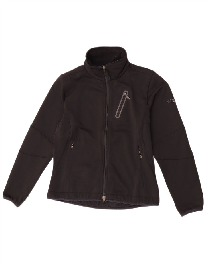 Columbia Γυναικεία φόρμα αθλητικής γραμμής Top Jacket UK 12 Medium Black Polyester