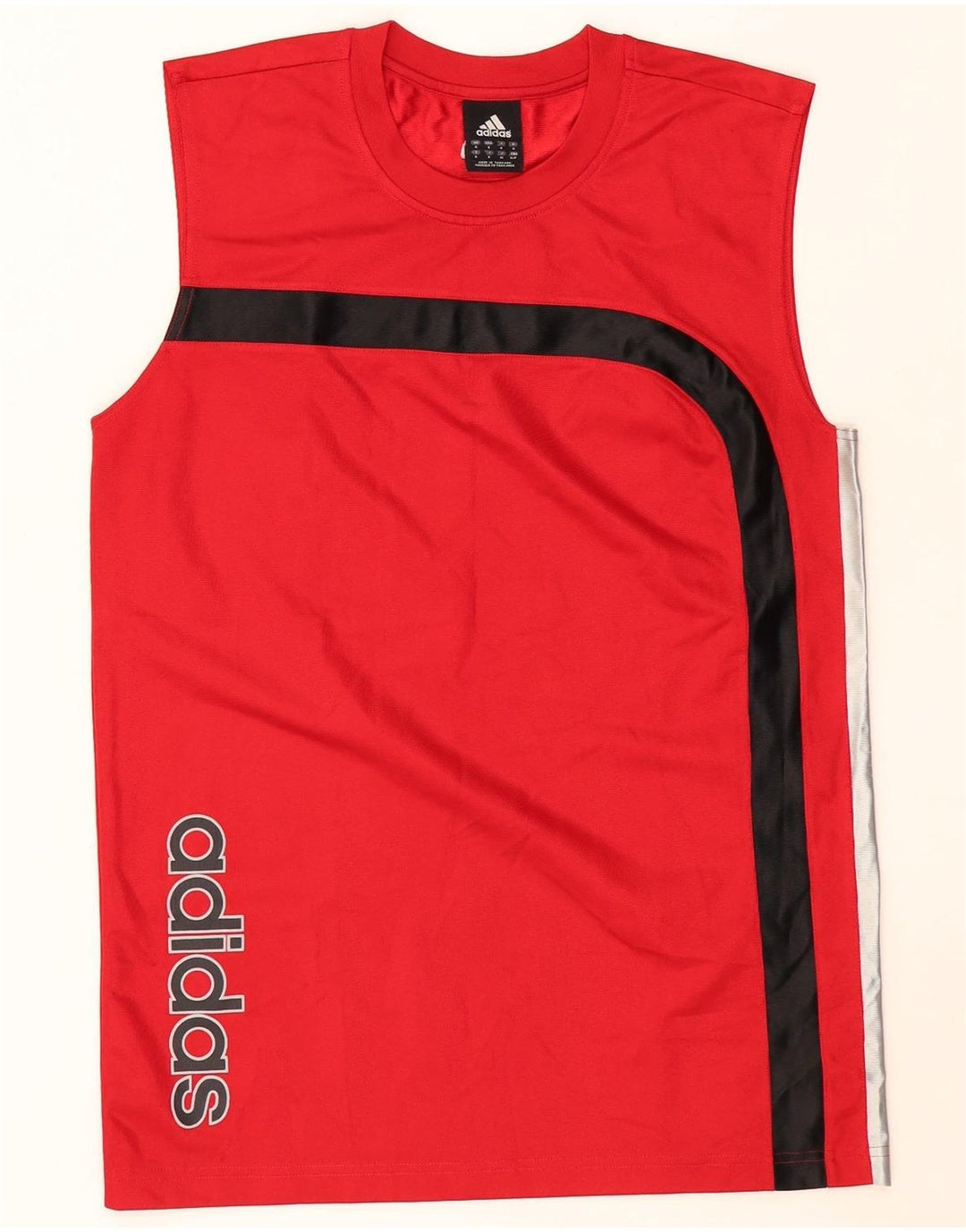 Ανδρικό γραφικό γιλέκο ADIDAS Top Small Red Colourblock Πολυεστέρας