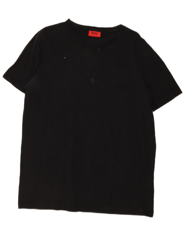 Ανδρικό T-Shirt Hugo Boss Top 2XL μαύρο βαμβακερό