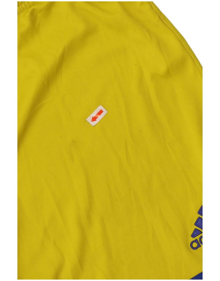 Ανδρικό αθλητικό σορτς ADIDAS Climalite Μικρό κίτρινο πολυεστέρα