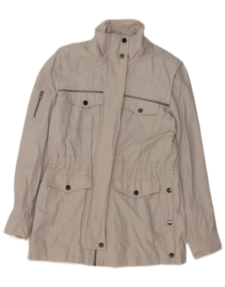 Γυναικείο Utility Jacket MINT VELVET UK 10 Small Grey Cotton