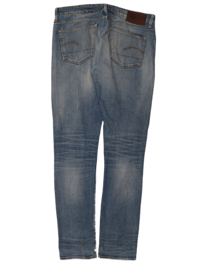 Ανδρικό G-Star 3301 Slim Jeans W36 L38 Μπλε βαμβακερό