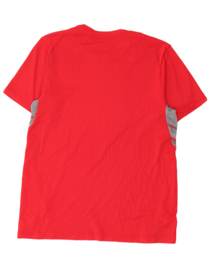 Ανδρικό μπλουζάκι Nike Dri Fit Top Large Red Colorblock Πολυεστέρας