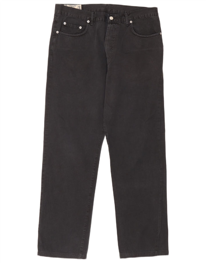 Uniform Ανδρικό ίσιο τζιν W36 L30 μαύρο βαμβακερό