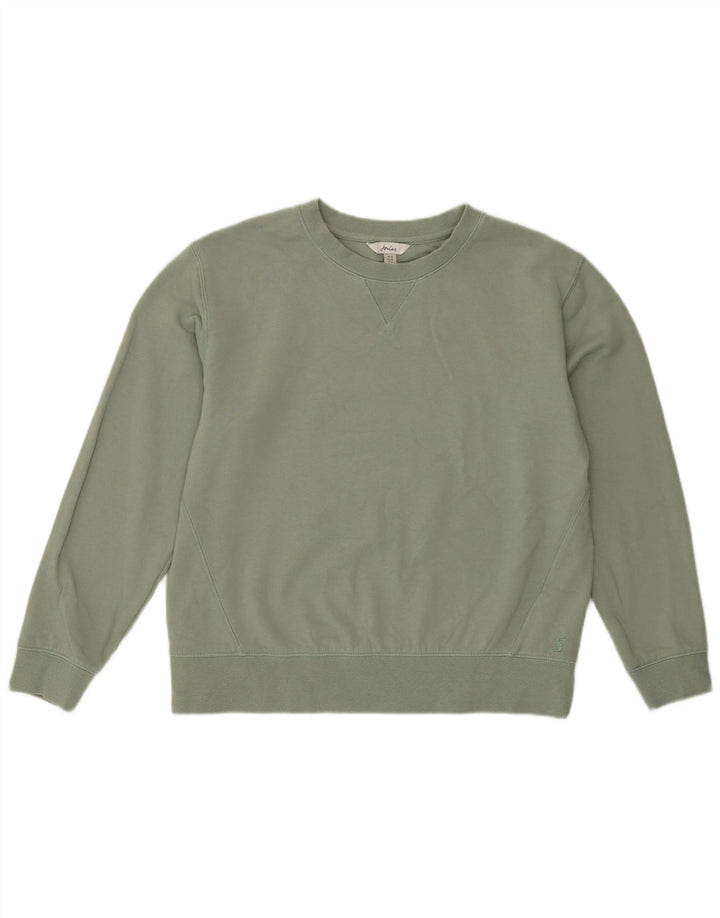 Joules Γυναικείο φούτερ μεγάλου μεγέθους Jumper UK 10 Μικρό πράσινο βαμβακερό