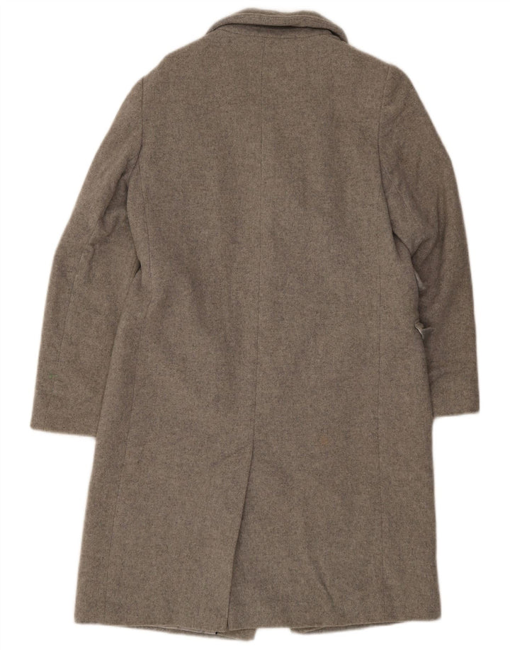 Marks & Spencer Γυναικείο Oversized Πανωφόρι UK 10 Small Grey Wool