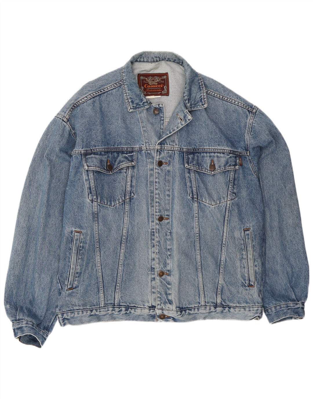 Casucci Ανδρικό Τζιν Μπουφάν UK 42 XL Μπλε