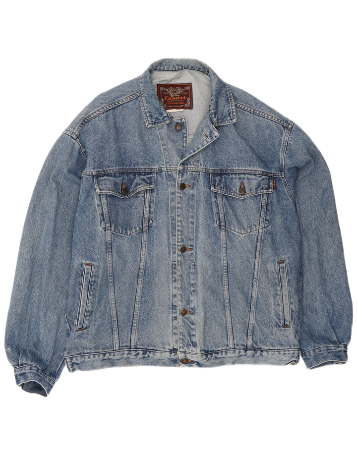 Casucci Ανδρικό Τζιν Μπουφάν UK 42 XL Μπλε