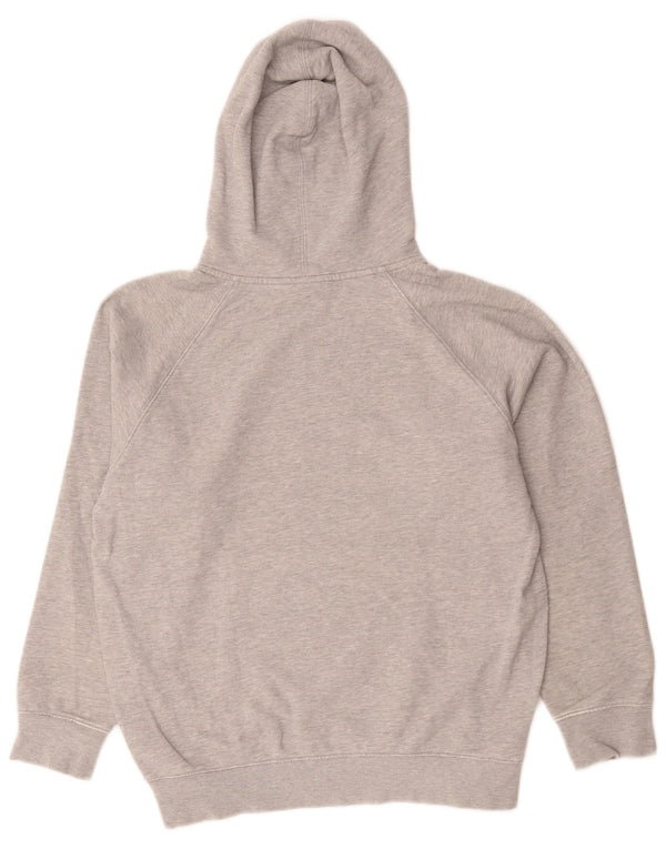 Puma Girls Graphic Hoodie Jumper 13-14 Years Grey Flecked