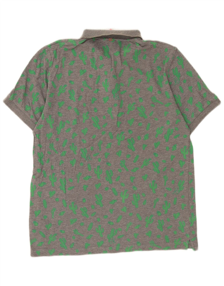 Ανδρικό πουκάμισο Polo Abstract Pattern Sun68, μεσαίο γκρι βαμβακερό
