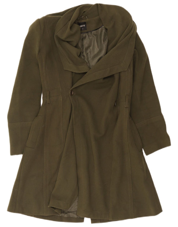Oasis Γυναικείο Πανωφόρι UK 14 Medium Khaki Polyester