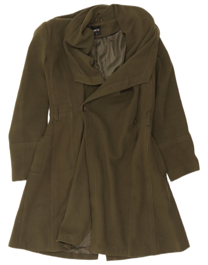 Oasis Γυναικείο Πανωφόρι UK 14 Medium Khaki Polyester