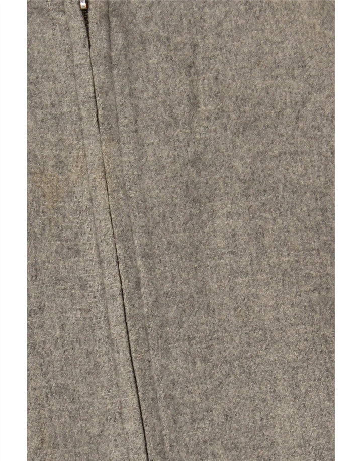 MASSIMO DUTTI Γυναικείο Bomber Jacket με κουκούλα UK 16 Large Grey