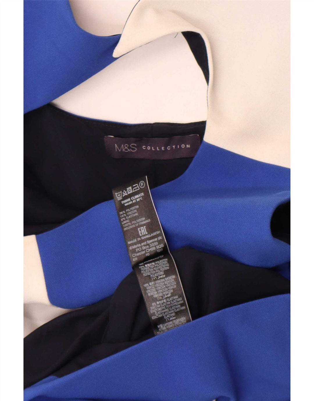 Γυναικείο φόρεμα με θήκη Marks & Spencer UK 8 Μικρό πολύχρωμο μπλοκ χρώματος