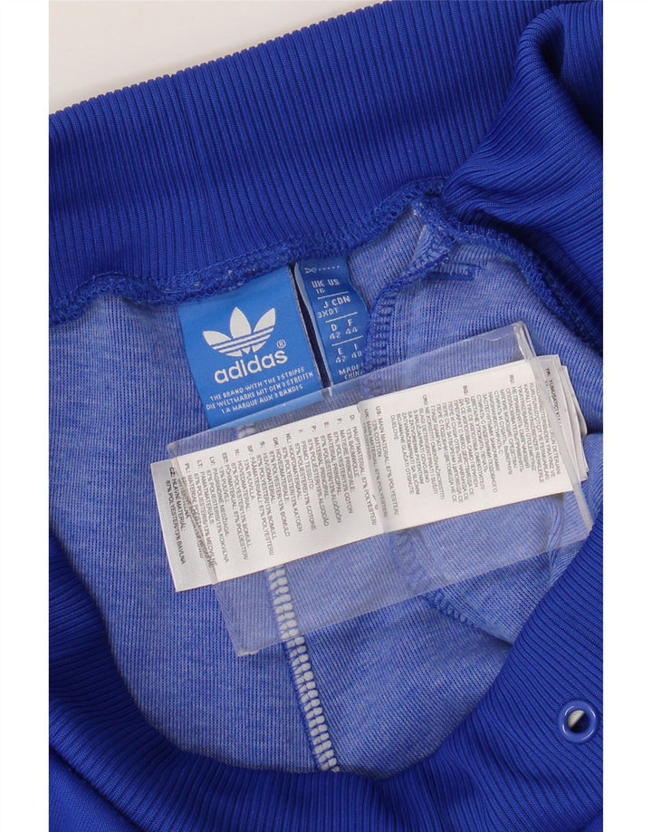 Γυναικεία αθλητική φόρμα Adidas Παντελόνι Joggers UK 16 Large Blue Polyester