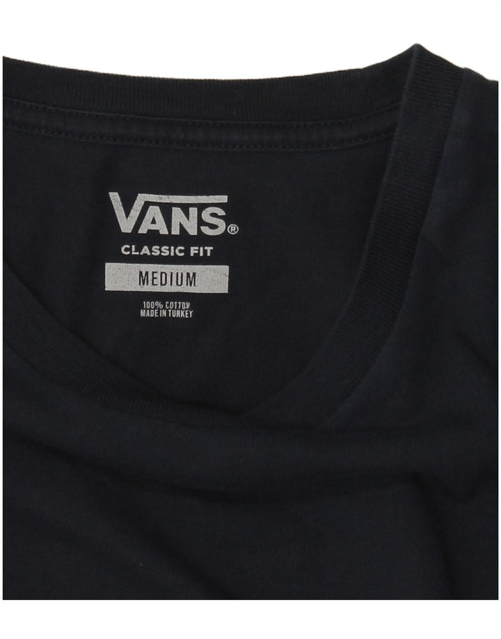 Ανδρικό γραφικό μπλουζάκι Vans Classic Fit Top μεσαίο μπλε ναυτικό βαμβακερό