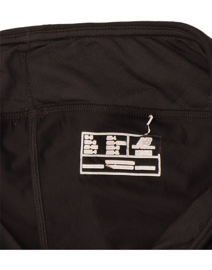 New Balance γυναικείο αθλητικό σορτς UK 12 μεσαίο μαύρο πολυεστέρα
