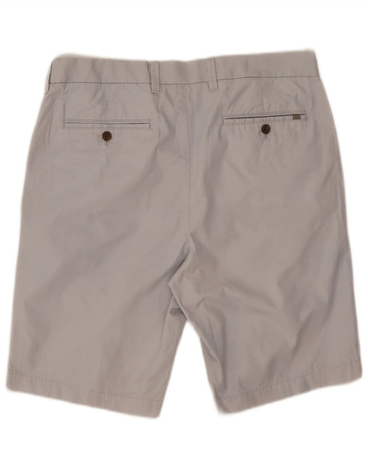 Ανδρικό σορτς Chino Marks & Spencer W34 μεγάλο γκρι βαμβακερό