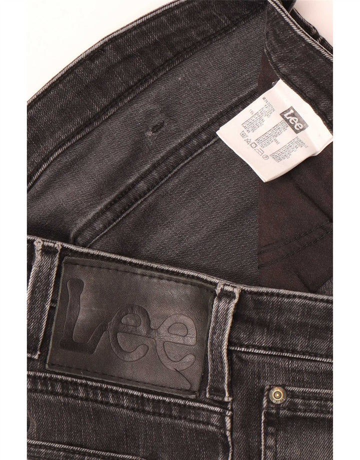 Lee Mens Slim Jeans W31 L34 Μαύρο βαμβακερό