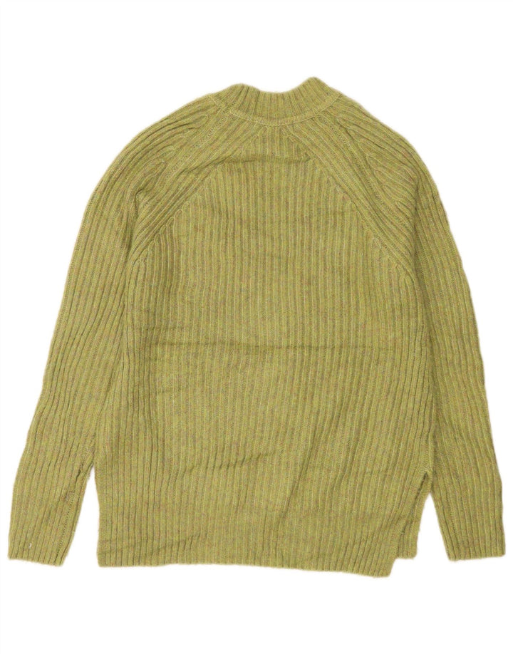 Marks & Spencer Γυναικείο πουλόβερ με λαιμό χελώνα UK 10 Small Green