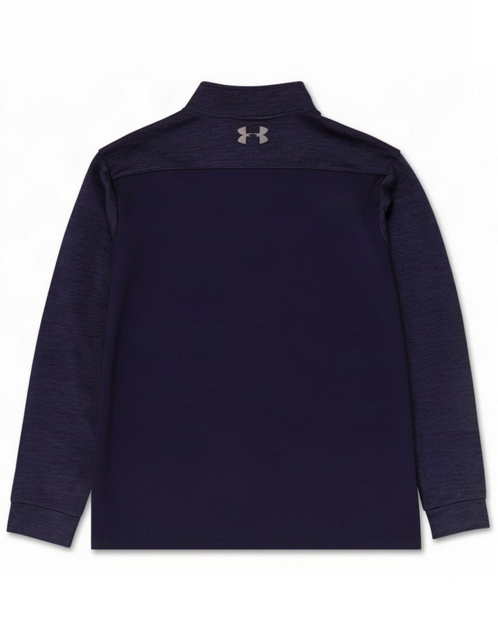 Ανδρική φόρμα πουλόβερ με φερμουάρ Under Armor Top XL Navy Blue Flecked