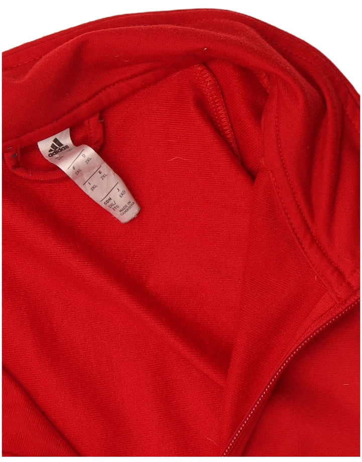 Ανδρική φόρμα Adidas Top Jacket 2XL Red Polyester