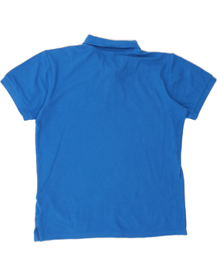 UMBRO Mens Polo Shirt Medium Blue Cotton Vintage Umbro and Second-Hand Umbro from Messina Hembry 