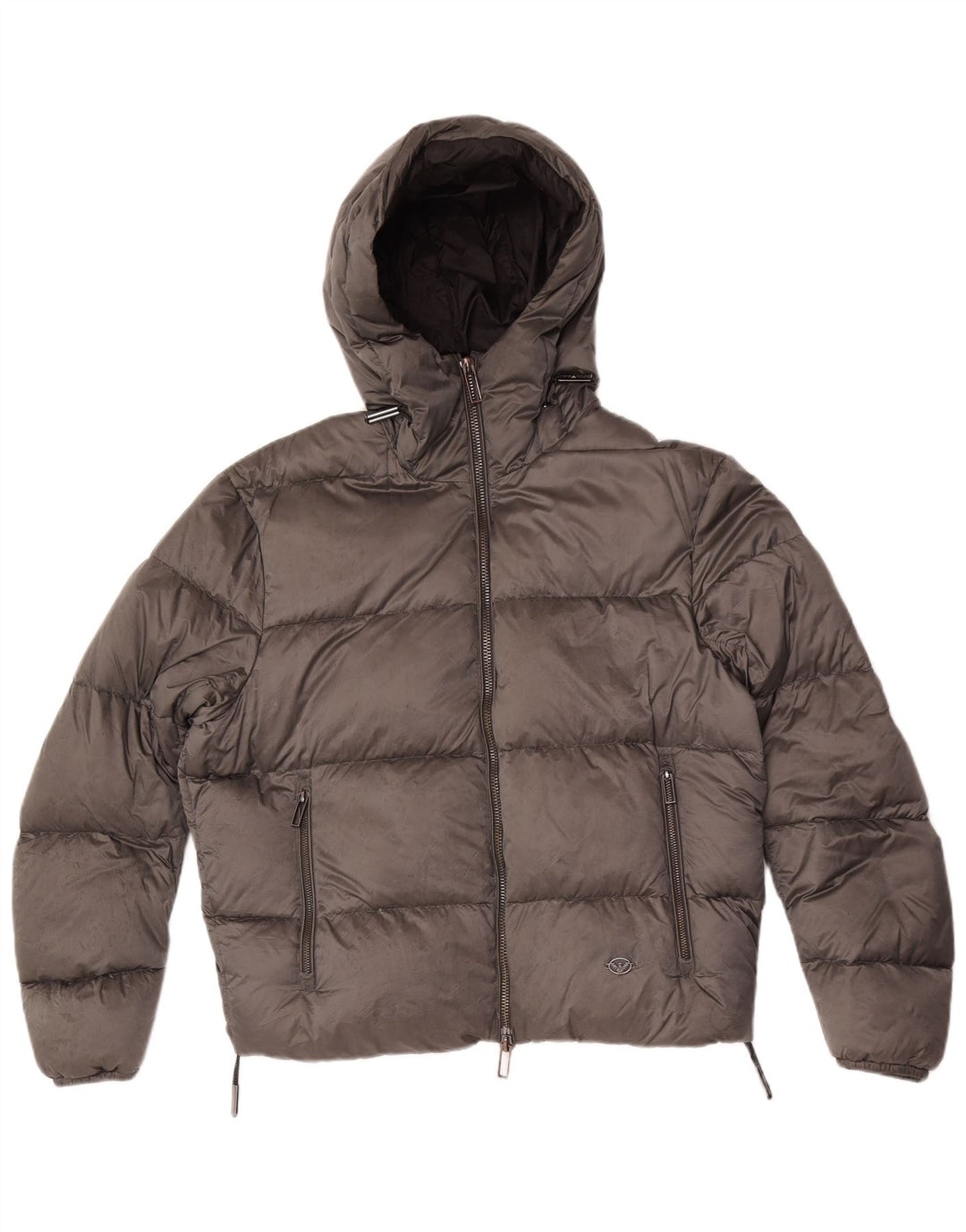 Emporio Armani Ανδρικό μπουφάν με κουκούλα IT 50 Medium Grey Polyamide