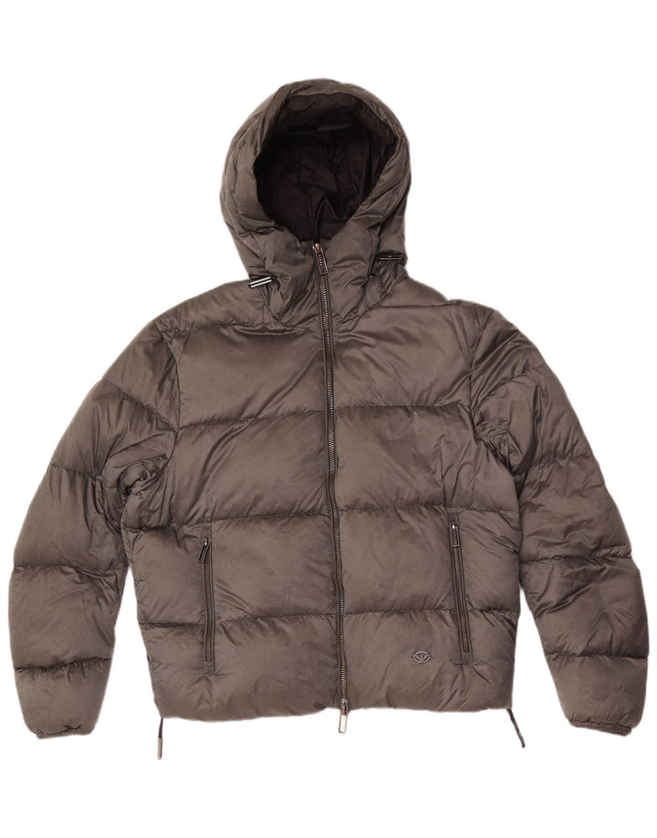 Emporio Armani Ανδρικό μπουφάν με κουκούλα IT 50 Medium Grey Polyamide