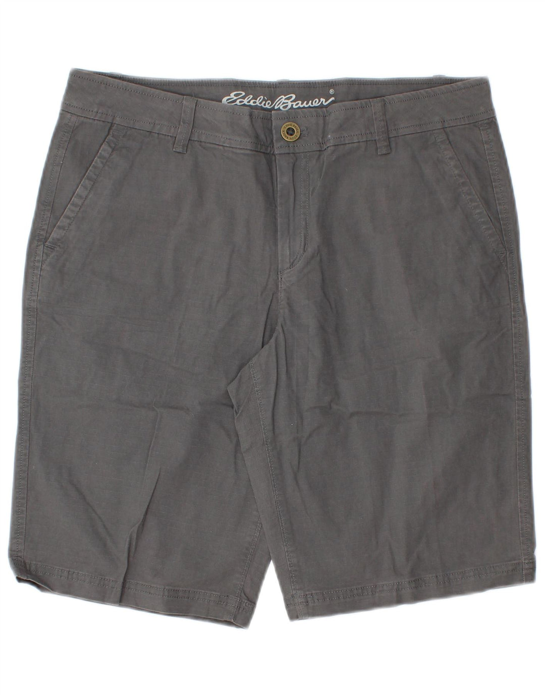 Γυναικείο σορτς Chino Eddie Bauer US 8 Medium W32 Γκρι βαμβακερό