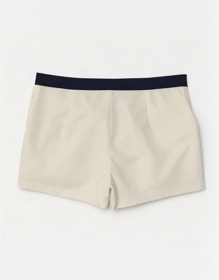 Vintage ανδρικό casual σορτς IT 50 Large W30 White Colorblock Πολυεστέρας