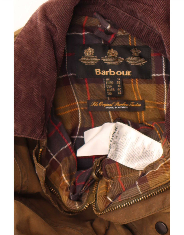 Barbour Γυναικείο Βαμβακερό Μπουφάν UK 14 Large Brown