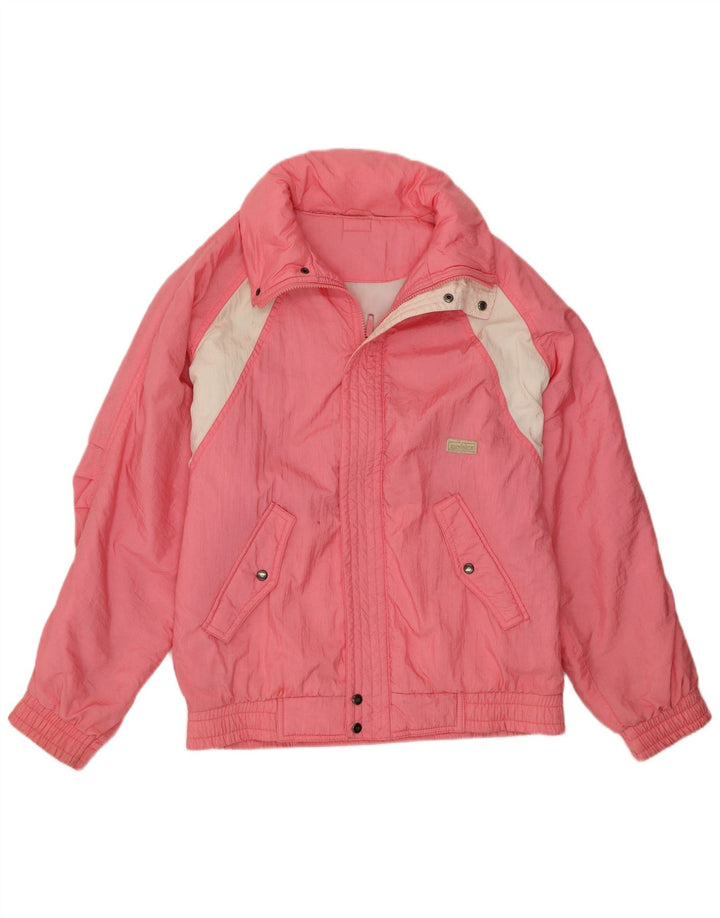 San Felice Girls Bomber Jacket 15-16 Years Pink Colourblock Polyamide