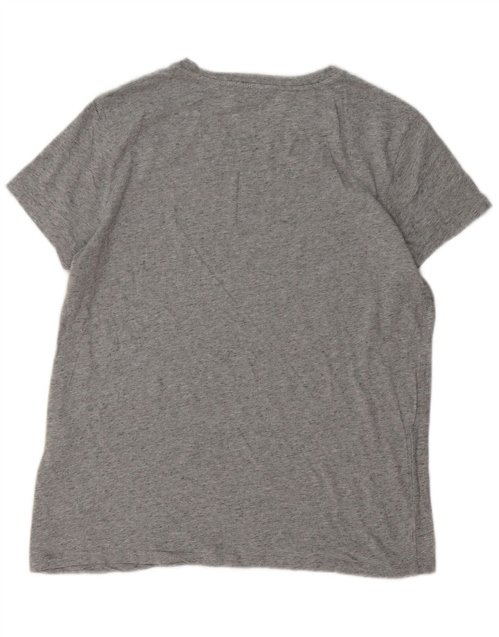 Γυναικείο γραφικό μπλουζάκι Levi's Top UK 14 Large Grey Flecked Cotton