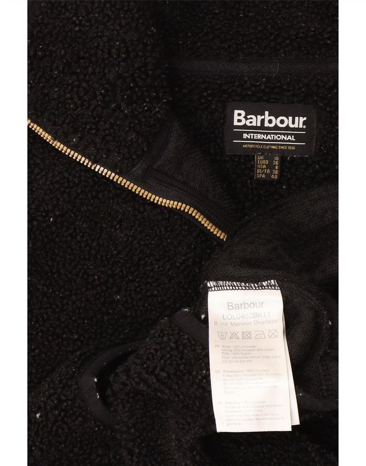 Barbour Γυναικείο Μπουφάν Fleece Oversized UK 10 Small Black Polyester