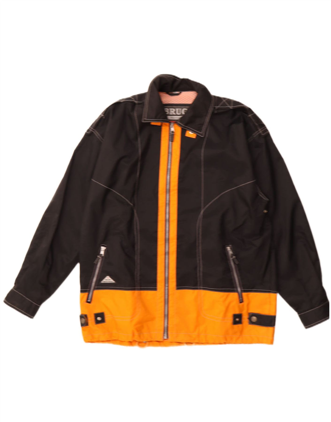 Brugi Ανδρικό μπουφάν βροχής IT 54 2XL Black Colourblock