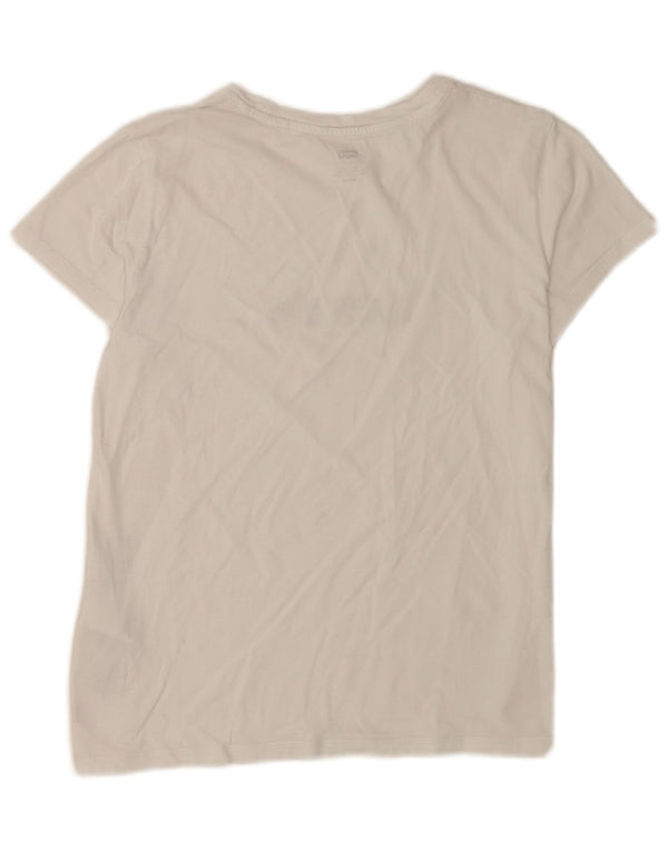 Γυναικείο γραφικό μπλουζάκι Levi's Top UK 12 μεσαίο λευκό βαμβακερό