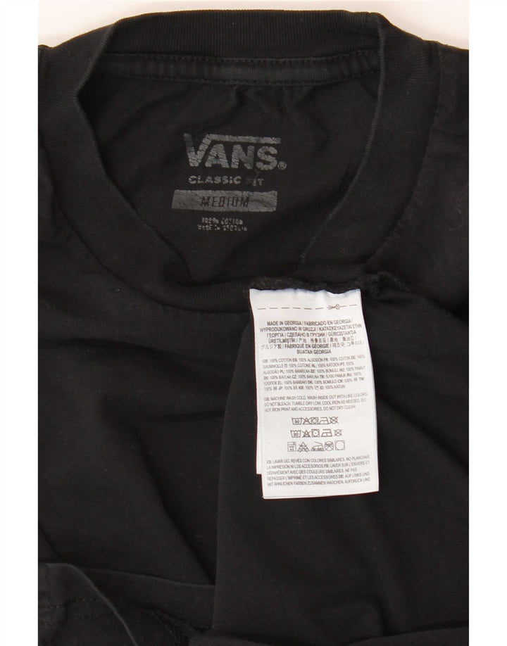 Ανδρικό μπλουζάκι Vans Classic Fit Top Μεσαίο μαύρο βαμβακερό