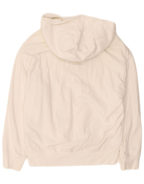 Γυναικείο Levi's Graphic Hoodie Jumper UK 10 Small White Cotton