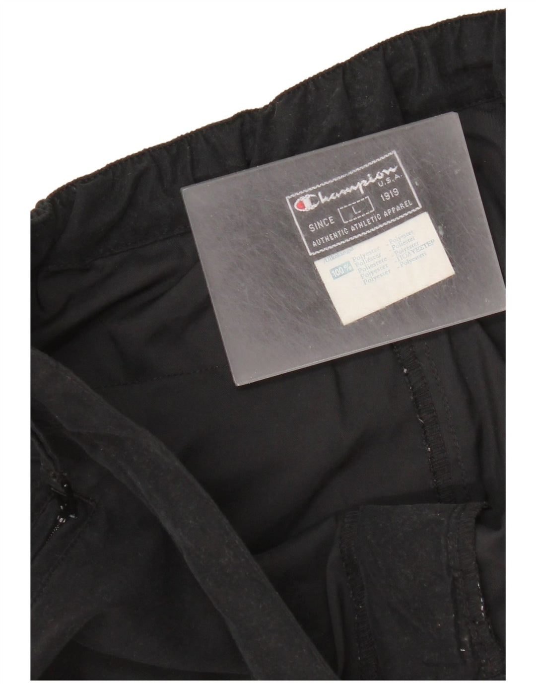 Champion γυναικείο ίσιο παντελόνι Chino μεγάλο W32 L32 μαύρο πολυεστέρα