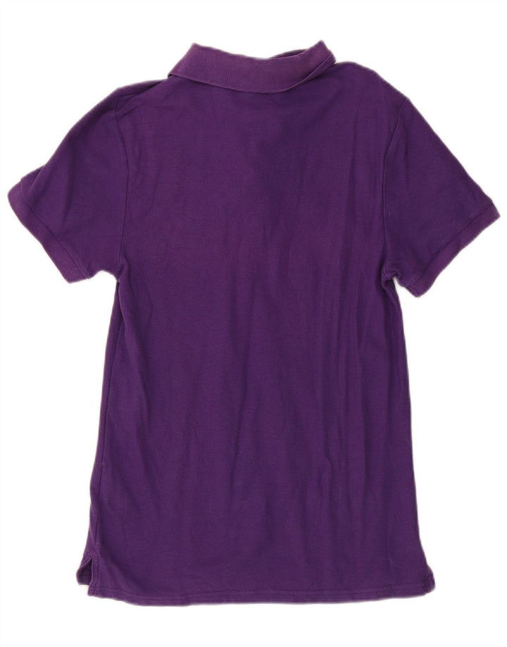 Ανδρικό μπλουζάκι πόλο NIKE, μικρό μωβ, βαμβακερό