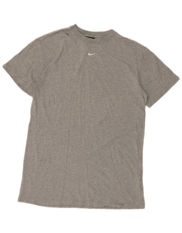 Ανδρικό T-Shirt NIKE Τοπ μεσαίο γκρι βαμβακερό