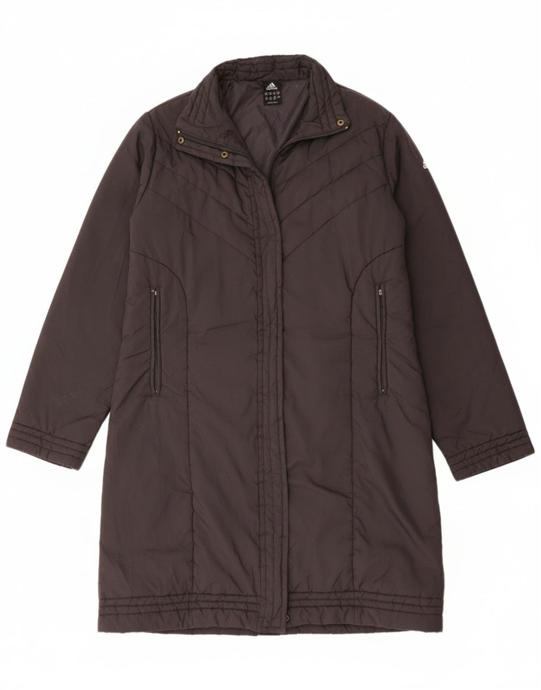 Adidas Γυναικείο παλτό UK 16 Large Grey Polyamide