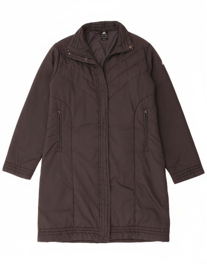 Adidas Γυναικείο παλτό UK 16 Large Grey Polyamide