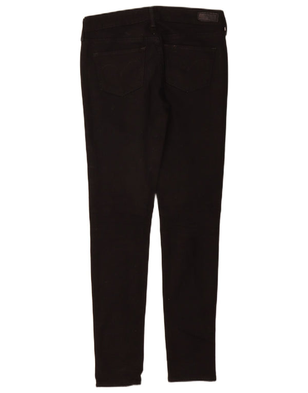 Γυναικεία LEVI'S Slight Curve Modern Rise Skinny Jeans W25 L30 Μαύρο βαμβακερό