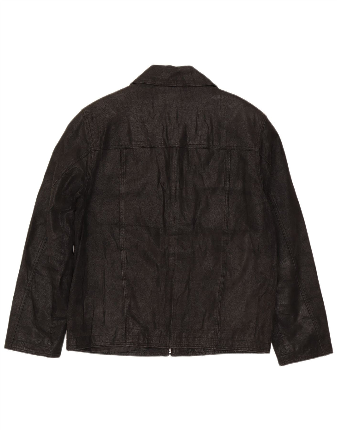 Σε Extenso Ανδρικό Δερμάτινο Μπουφάν UK 38 Medium Black