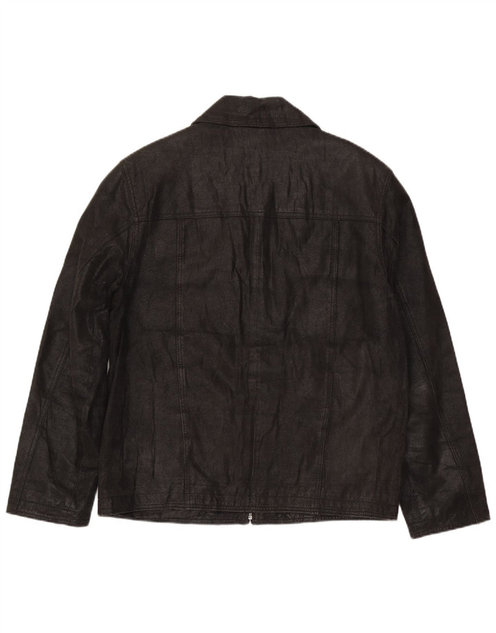 Σε Extenso Ανδρικό Δερμάτινο Μπουφάν UK 38 Medium Black